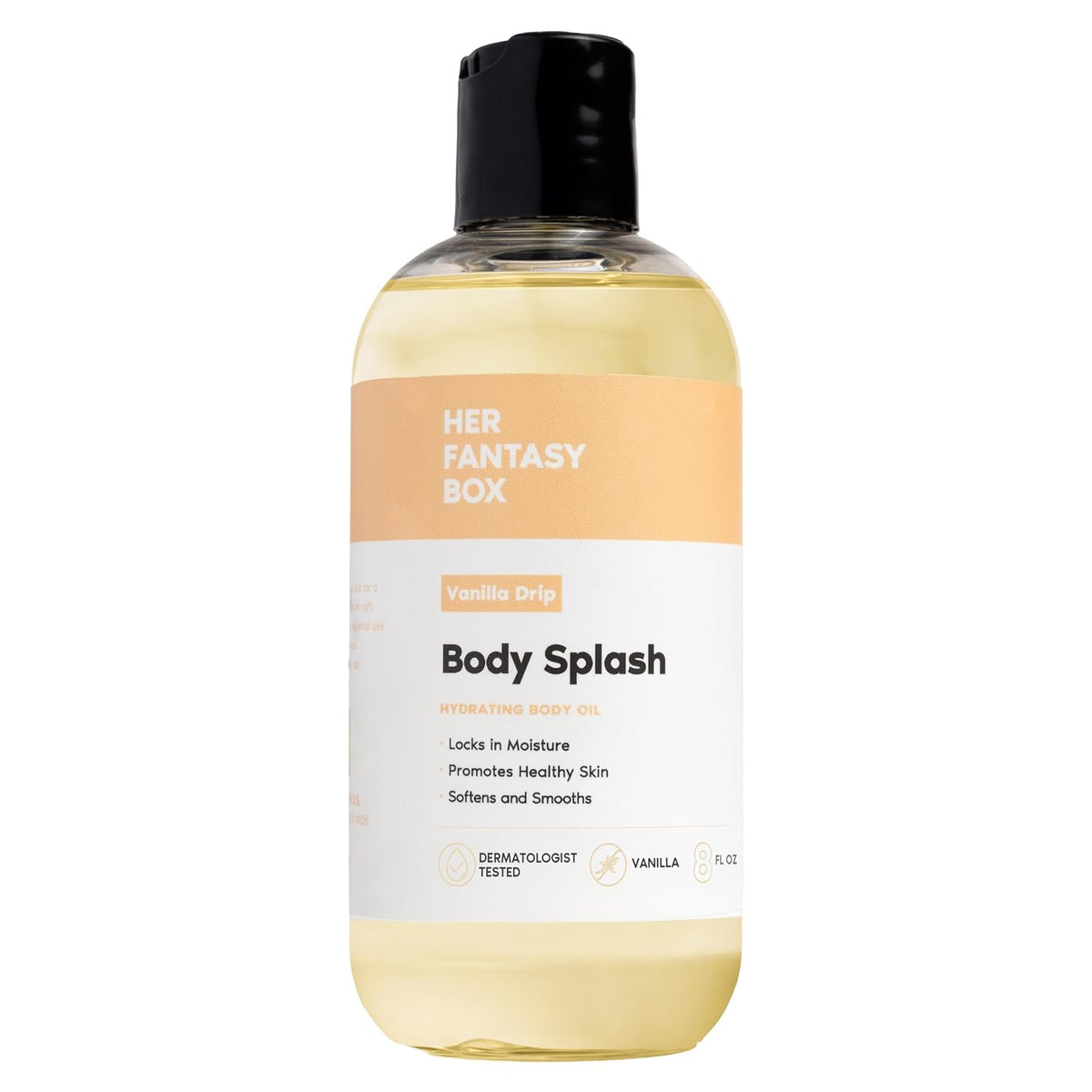 Her Fantasy Box | Body Splash Hydrating Body Oil (Pineapple Creme) - Moisturizing, Non-Greasy Formula for Soft, Smooth Skin - All-Natural, Lightweight & Nourishing