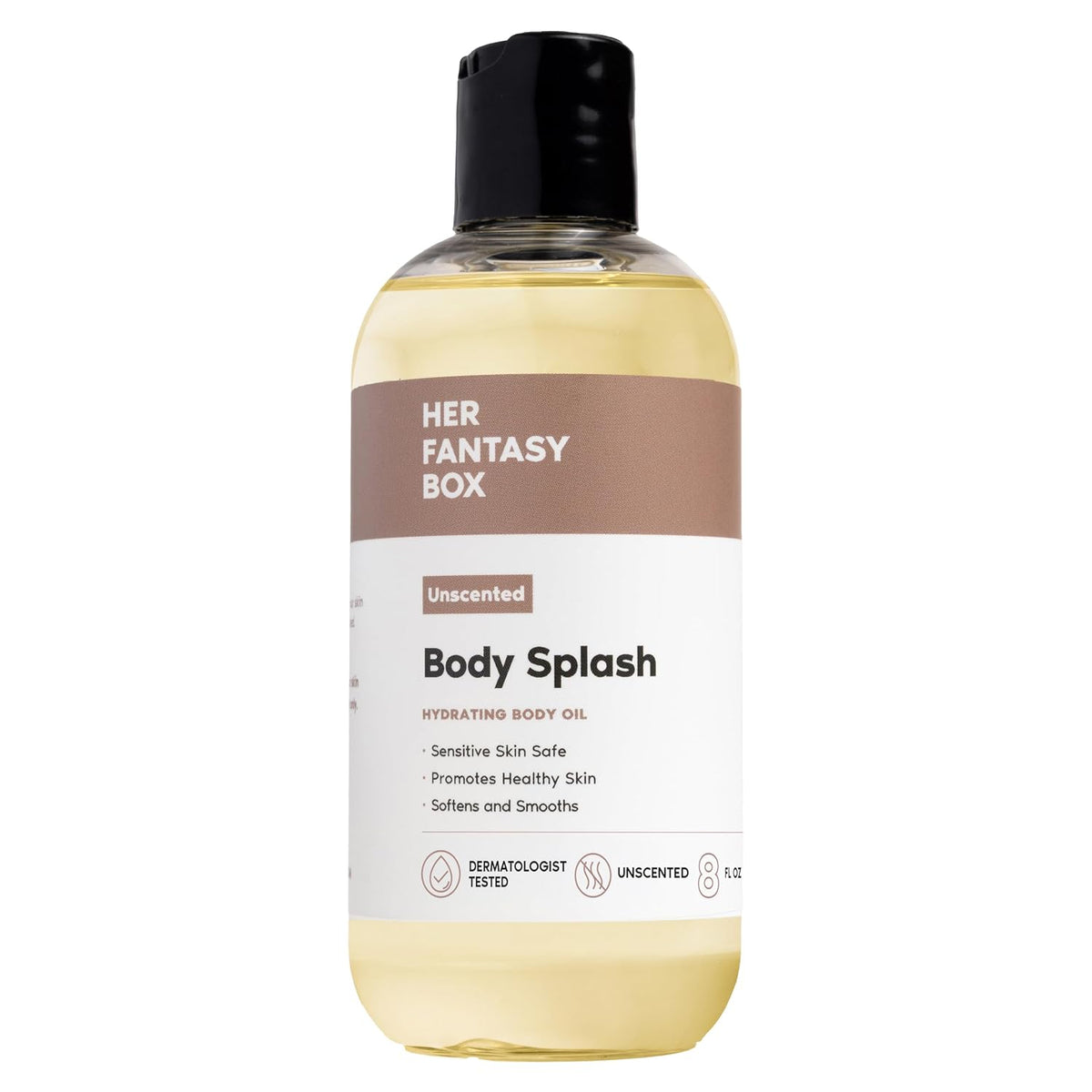 Her Fantasy Box | Body Splash Hydrating Body Oil (Pineapple Creme) - Moisturizing, Non-Greasy Formula for Soft, Smooth Skin - All-Natural, Lightweight & Nourishing