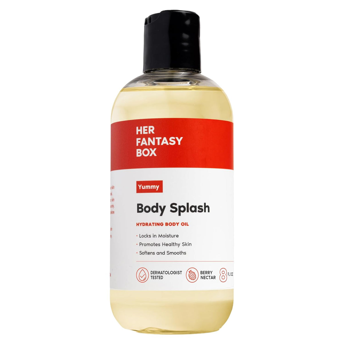 Her Fantasy Box | Body Splash Hydrating Body Oil (Pineapple Creme) - Moisturizing, Non-Greasy Formula for Soft, Smooth Skin - All-Natural, Lightweight & Nourishing