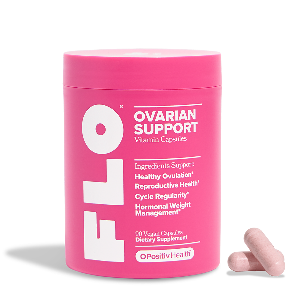 FLO - Cápsulas de vitaminas para el apoyo ovárico