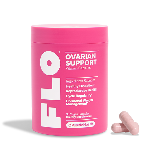 FLO - Cápsulas de vitaminas para el apoyo ovárico