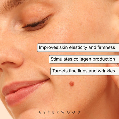 Asterwood Copper Peptides Serum for Face - Tightening, Repairing, Collagen Boosting - with GHK-Cu and Hyaluronic Acid - Fragrance-Free - 2 Fl Oz