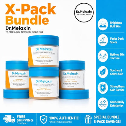 Dr.Melaxin TX-Kojic Acid Turmeric Toner Pads | Radiance Glow Routine