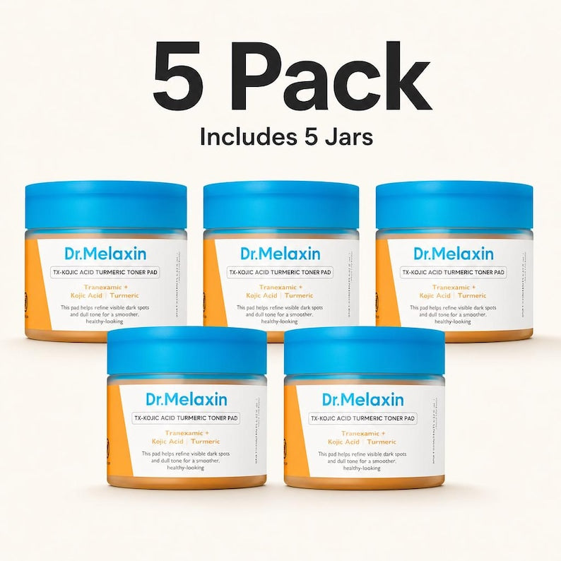 Dr.Melaxin TX-Kojic Acid Turmeric Toner Pads | Radiance Glow Routine