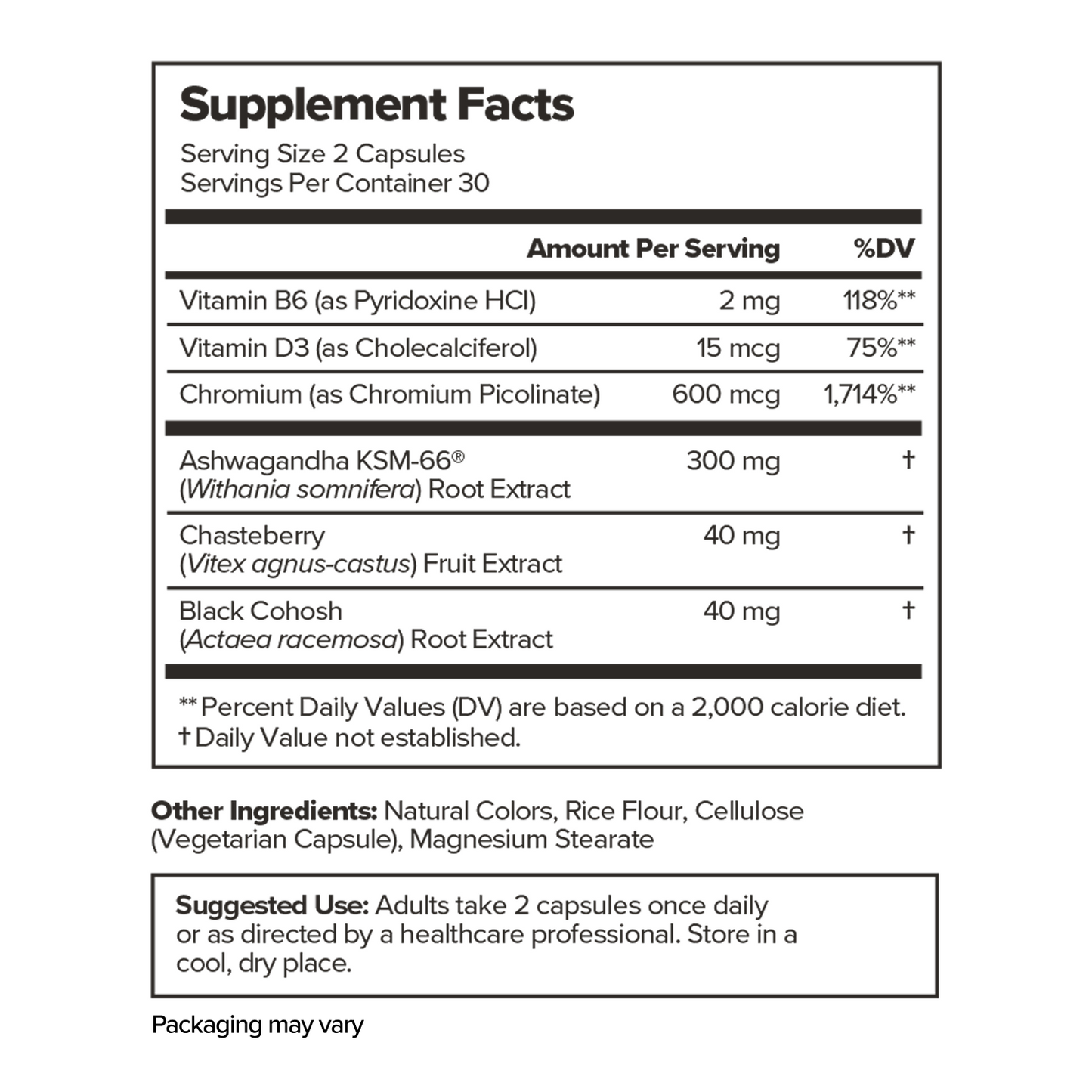 MENO - Cápsulas Vitamínicas para la Menopausia