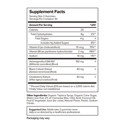 MENO - Vitaminas Gomosas para la Menopausia