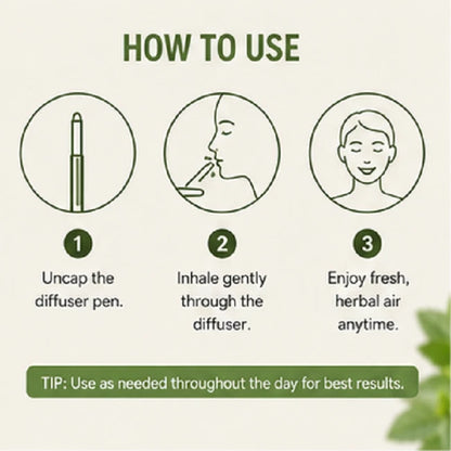 2 Pack Ximonth Herbal Diffuser Pen, Lung Detox & Oral Freshener