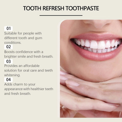 2-Pack Oralhoe Tooth Refresh Gentle Whitening Daily Oral Care Toothpaste 200g