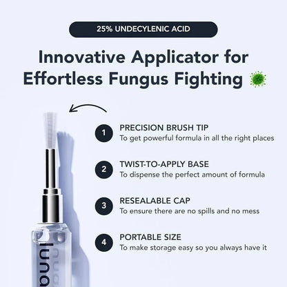 Lunavia Antifungal Pen – 25% Undecylenic Acid, Toenail Fungus Treatment Extra