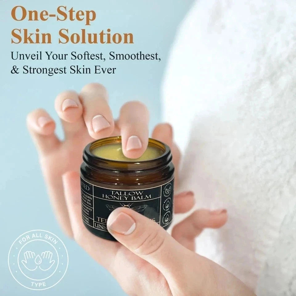 2-Pack Terra Lotus Tallow Honey Balm Citrus Daily Body Moisturizer Skin Care