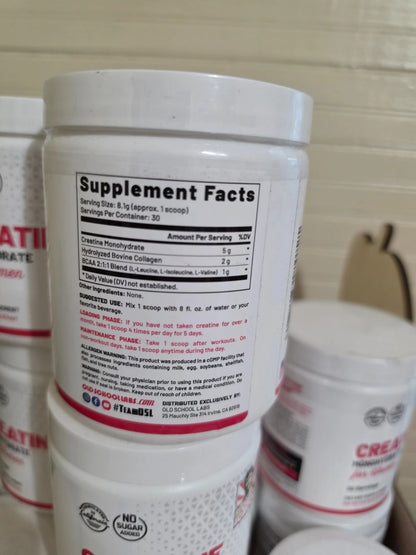 Creatine monohydrate powder