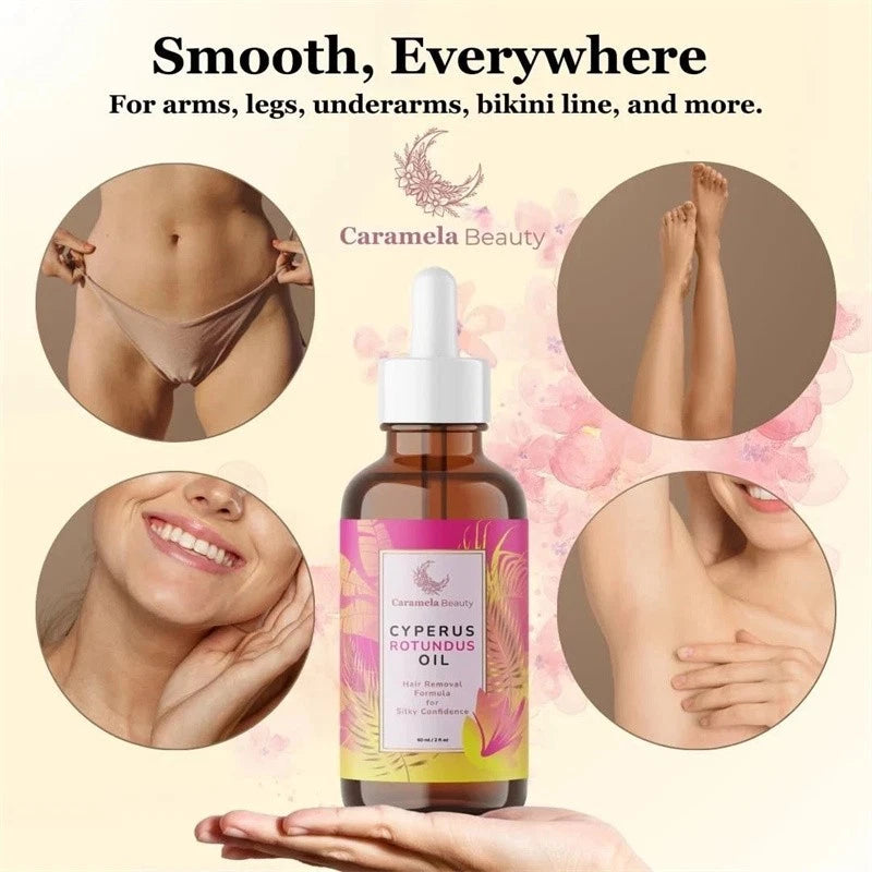 5PCS Cyperus Rotundus Oil - 60ml Natural Cyperus Rotundus Oil For Hair Removal
