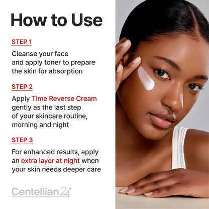 4 Madeca Cream Time Reverse (50ml/1.69fl oz, Pack of 2) Advanced Fast-Absorbing