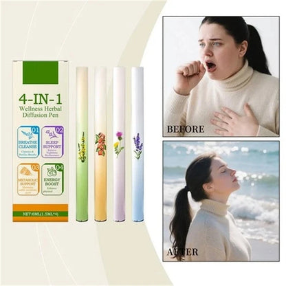 2026 Herbal Diffuser with Mullein Mint for Lung Health and Fresh Air Hot