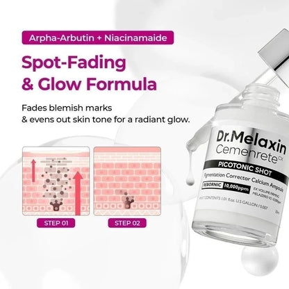 Dr.Melaxin Cemenrete Cyano Pink Spicule Serum with Calcium skin care Two Set of