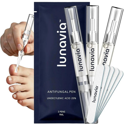 Lunavia Antifungal Pen – 25% Undecylenic Acid, Toenail Fungus Treatment Extra